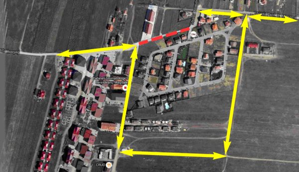 Floreşti: Restricţii circulaţie auto. Mâine va fi turnat un covor asfaltic nou pe Uruşagului şi D. Tăuţan
