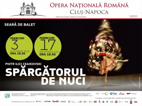 Primul Vals al fulgilor de nea debutează la Opera Națională Română din Cluj  ”Spărgătorul de nuci” revine pe scenă
