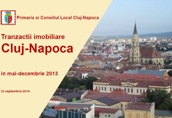 Primul ghid imobiliar local realizat pe baza pe tranzacţiilor  reale efectuate în piaţă, lansat în Cluj-Napoca