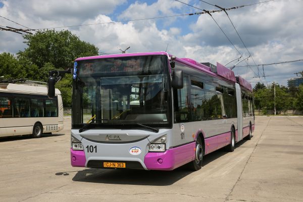 Cluj-Napoca: Primul troleibuz nou a intrat de astăzi în circulație