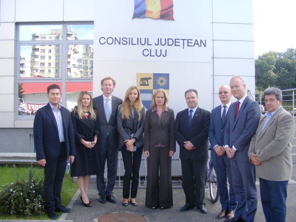 Delegaţie olandeză, în vizită la Consiliul Judeţean Cluj