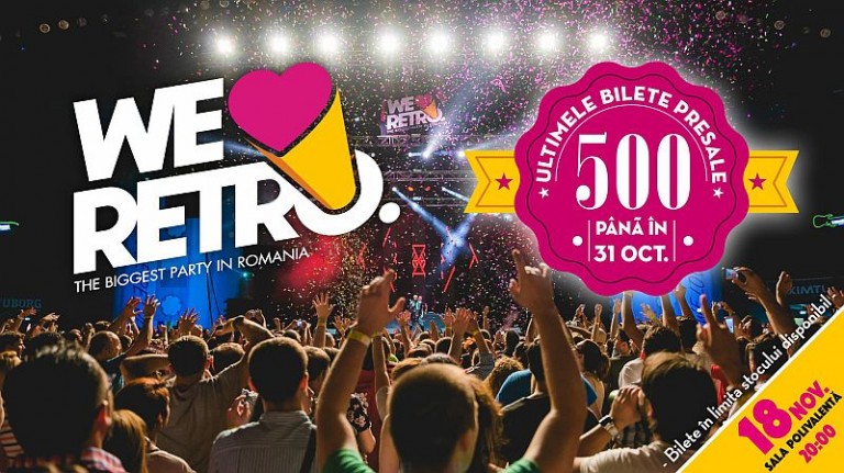 WE LOVE RETRO:  Cel mai așteptat festival de muzică retro din România,  în această sâmbătă la Cluj-Napoca!